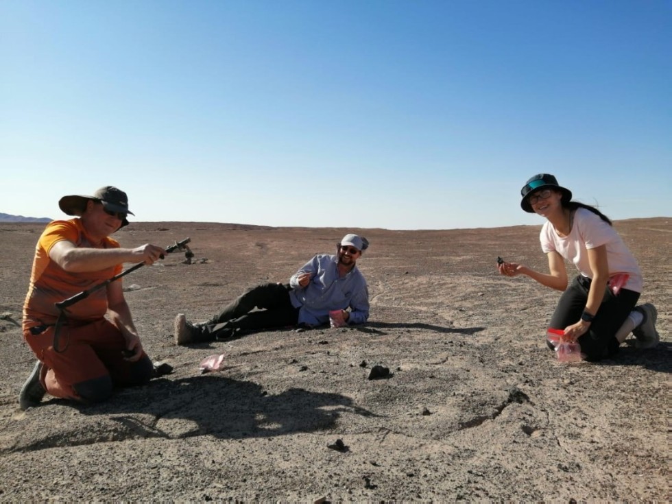 Meteorites researched by Kazan Federal University in Atacama Desert ,IGPT, Atacama, Chile, meteorites