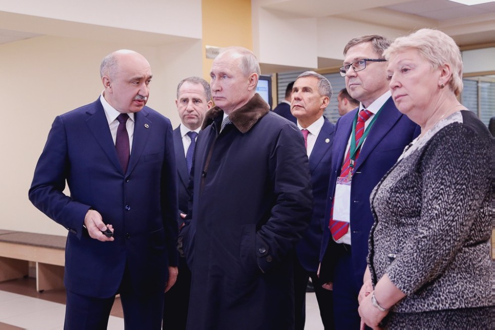 President of Russia Vladimir Putin Toured Kazan University's Medical Cluster President of Russia Vladimir Putin Toured Kazan University's Medical Cluster