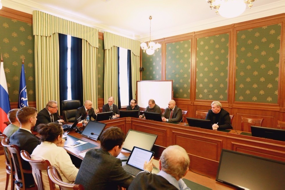 Director of the Institute of Information Transmission Problems Andrei Sobolevski Met with Rector Ilshat Gafurov