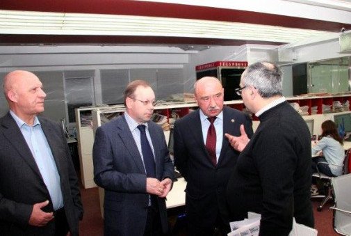 KFU Rector visited Russian Newspaper