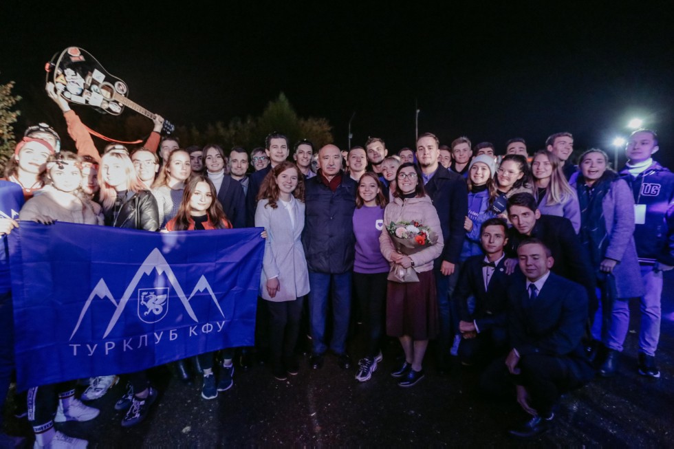 Freshmen welcomed by KFU executives at the Universiade Village ,freshmen, Universiade Village