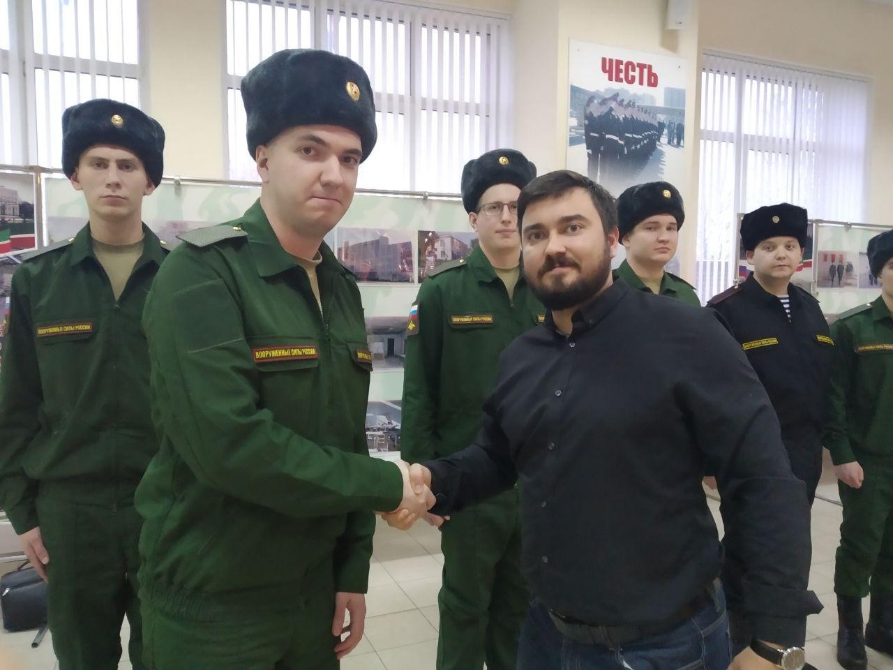A graduate of LIRS, Evgeni Denisov, is leaving for the scientific troop of the military innovation technopolis 'Era'