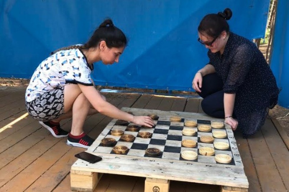 Более 100 студентов отделения математики и естественных наук отдохнули в спортивно-оздоровительном лагере Более 100 студентов отделения математики и естественных наук отдохнули в спортивно-оздоровительном лагере