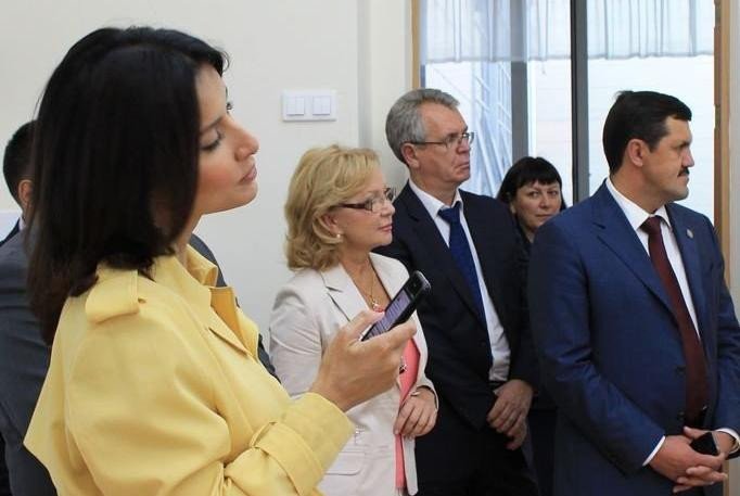 Tina Kandelaki in IT-Lyceum