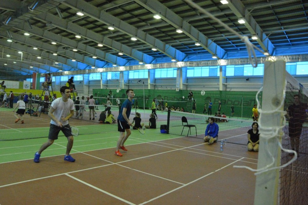 Студенты Елабужского института - судьи на Кубке РТ по бадминтону Студенты Елабужского института - судьи на Кубке РТ по бадминтону