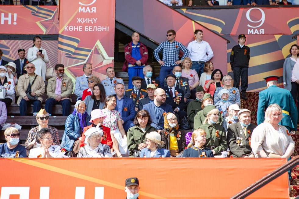 Elabuga Institute KFU participated in the city celebration of Victory Day