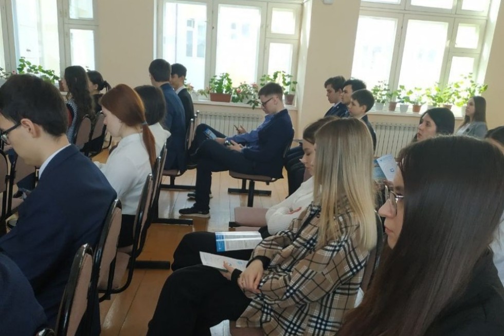 Профориентационная встреча с выпускниками девятых классов города Менделеевска и Менделеевского района