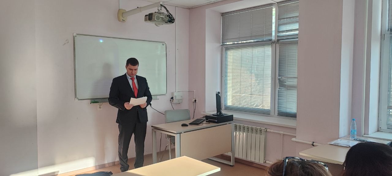 Кафедра провела научную секцию в рамках Общеуниверситетской итоговой научной конференции приуроченной ко Дню российской науки Кафедра провела научную секцию в рамках Общеуниверситетской итоговой научной конференции приуроченной ко Дню российской науки