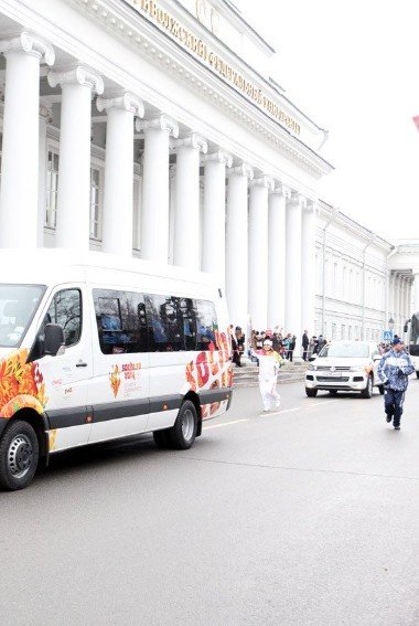 Kazan Federal University welcomed Olympic torch