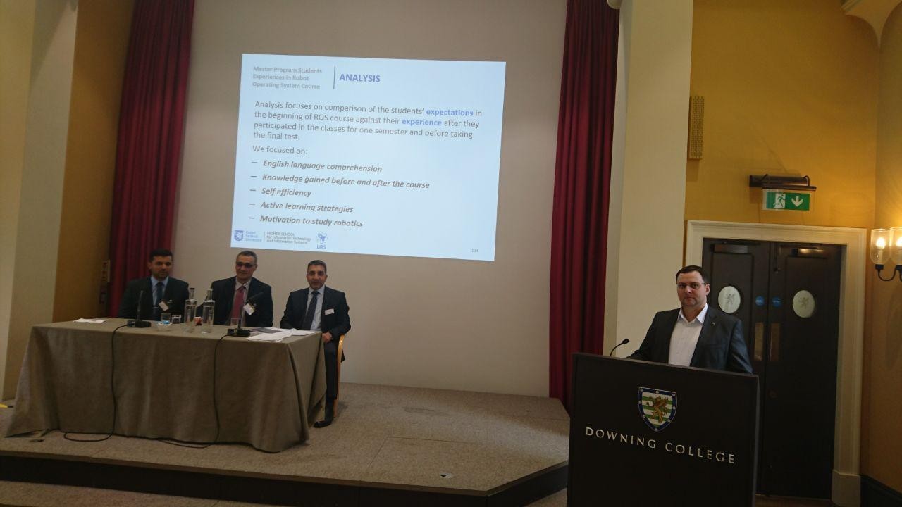 Evgeni Magid, professor of KFU presented papers at the International annual conference DeSE in Cambridge