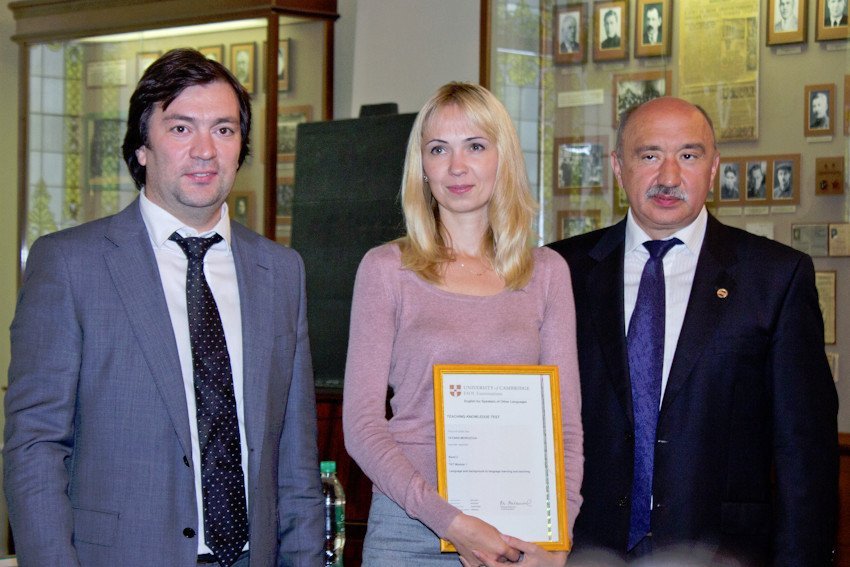 International Cambridge Certificates awarded in KFU