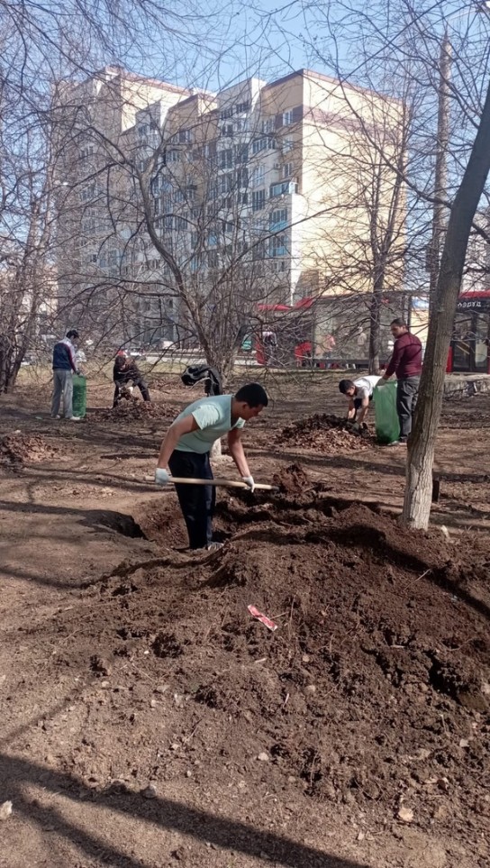 Очередные субботники прошли на территориях общежитий Студенческого городка Очередные субботники прошли на территориях общежитий Студенческого городка