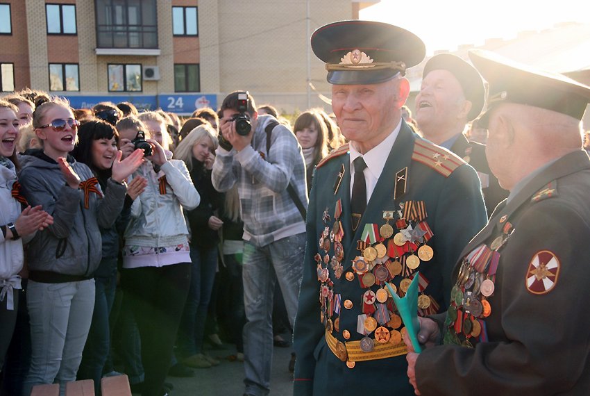 Празднование Дня Победы в Деревне Универсиады Празднование Дня Победы в Деревне Универсиады