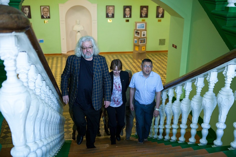 Russian TV presenter Andrew Maximov met students of Elabuga Institute of KFU