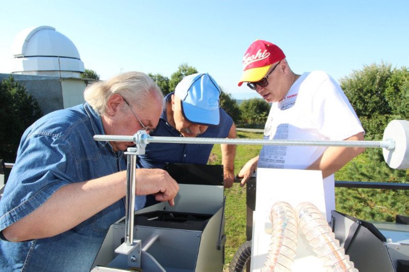 KFU delegation launching next-generation wide-field optical telescope