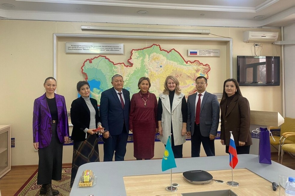 Director of the Elabuga Institute of KFU met with the leadership of the Kazakh National University named after Abay