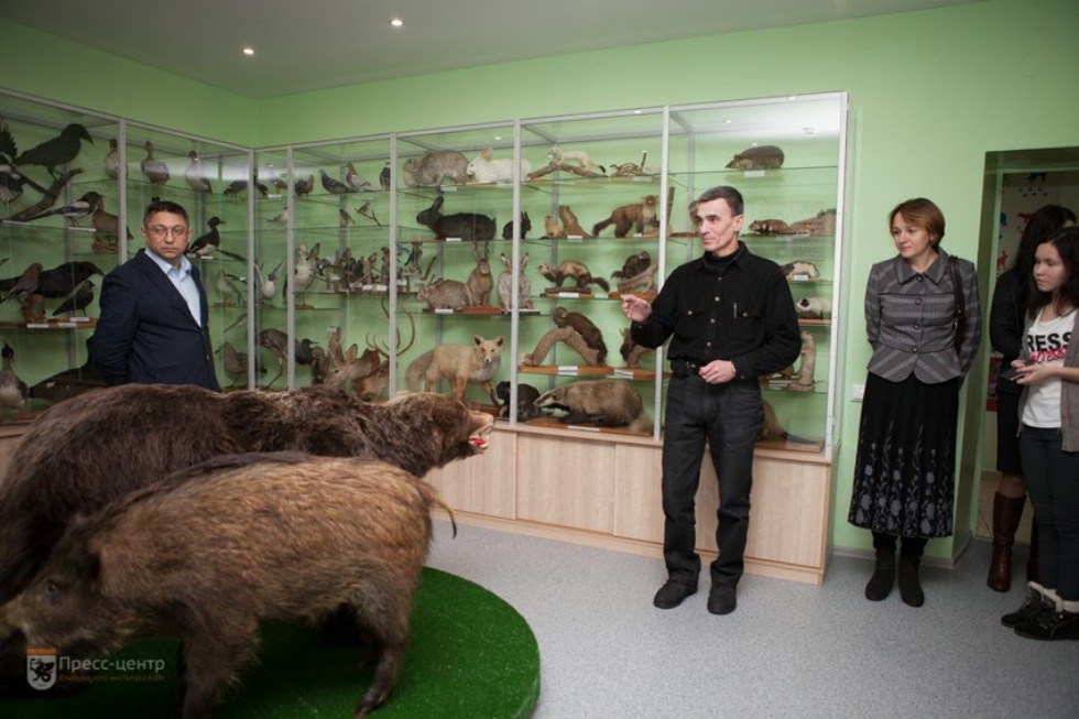 The museum complex of Elabuga institute of KFU was replenished with a zoological exposition