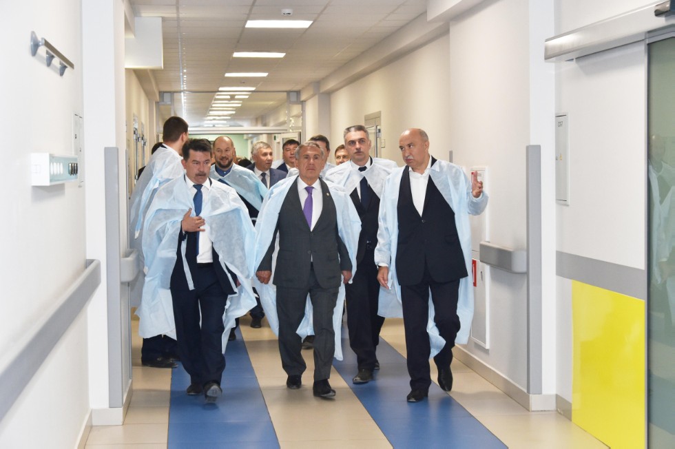 President of Tatarstan Rustam Minnikhanov inspected on-campus renovation and construction works