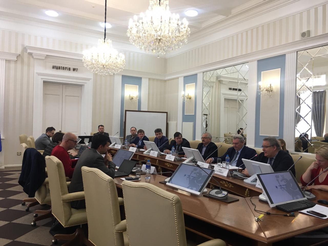 ParisTech delegation visiting Kazan University ,ParisTech