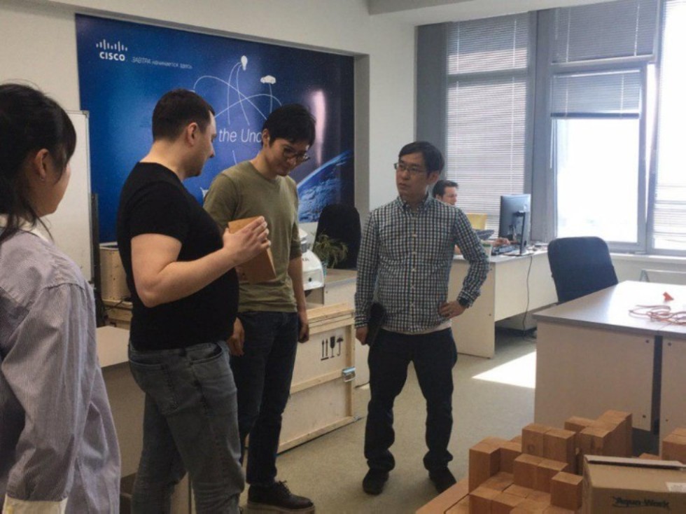 Representatives of the 'PIXTA' company visited LIRS. ,Japan, Laboratory of Intelligent Robotics Systems, LIRS, Higher Institute of ITIS, Higher Institute of Information Technologies and Intelligent Systems