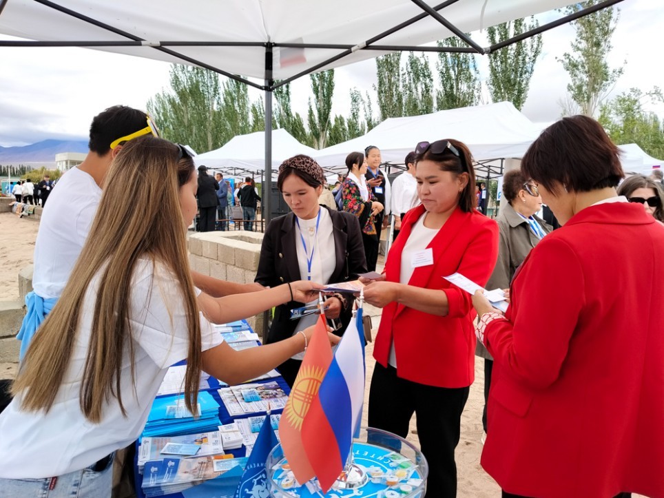 Elabuga Institute of KFU took part in an educational fair in Kyrgyzstan