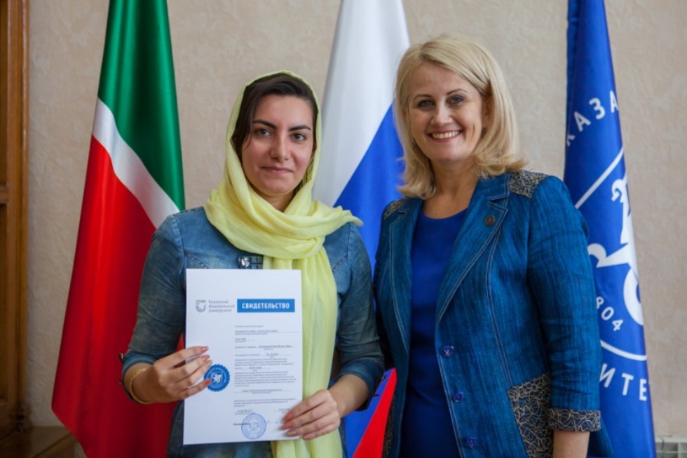 В Елабужском институте КФУ завершилось обучение студентов из Ирана В Елабужском институте КФУ завершилось обучение студентов из Ирана