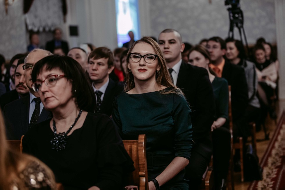 Rector Ilshat Gafurov congratulated the winners of Kazan University Student of the Year 2019 Awards