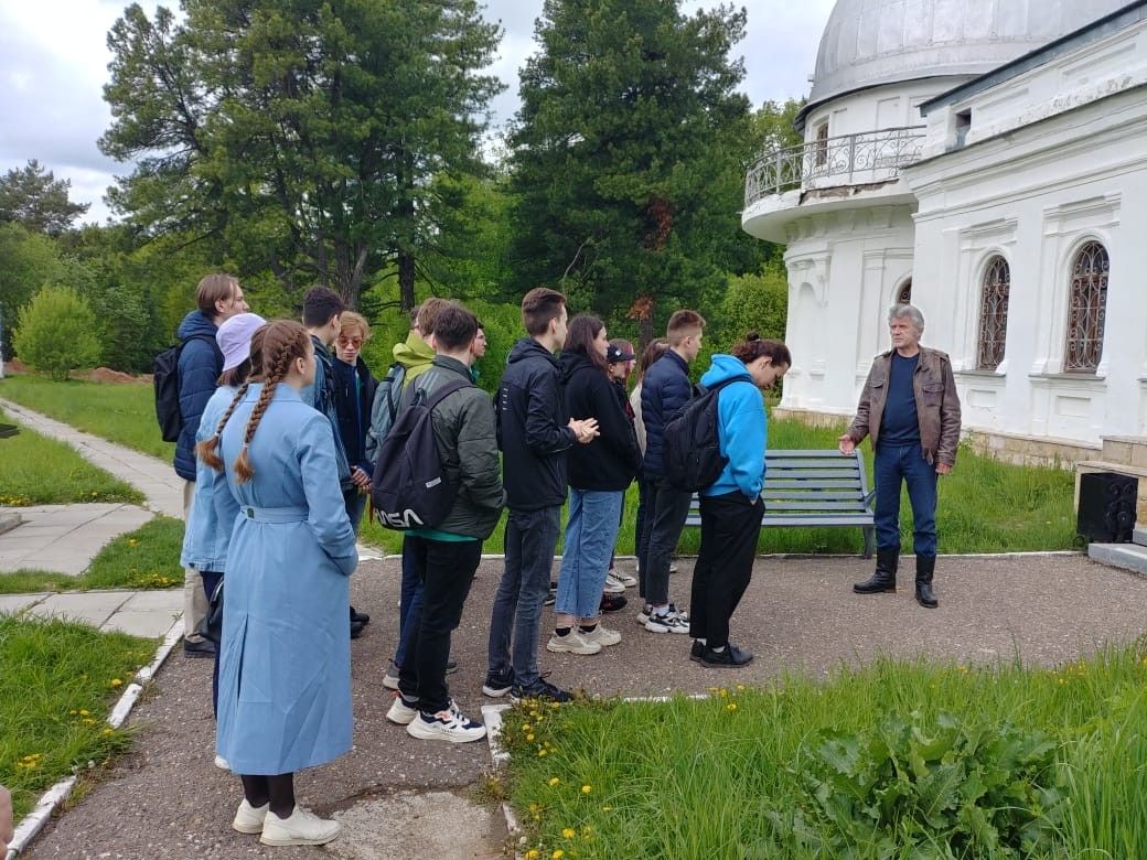 15 мая студенты из Томского Государственного Университета посетили Обсерваторию Института физики!