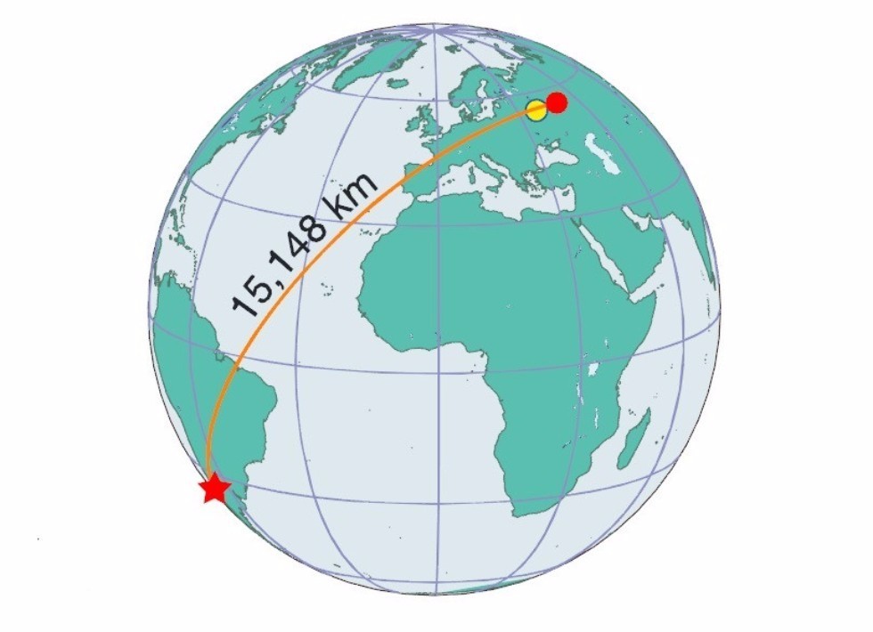 KFU Ionosonde Registered an Earthquake in Chile ,SAU AstroChallenge, ionosonde, earthquakes, IP, Chile, Finland