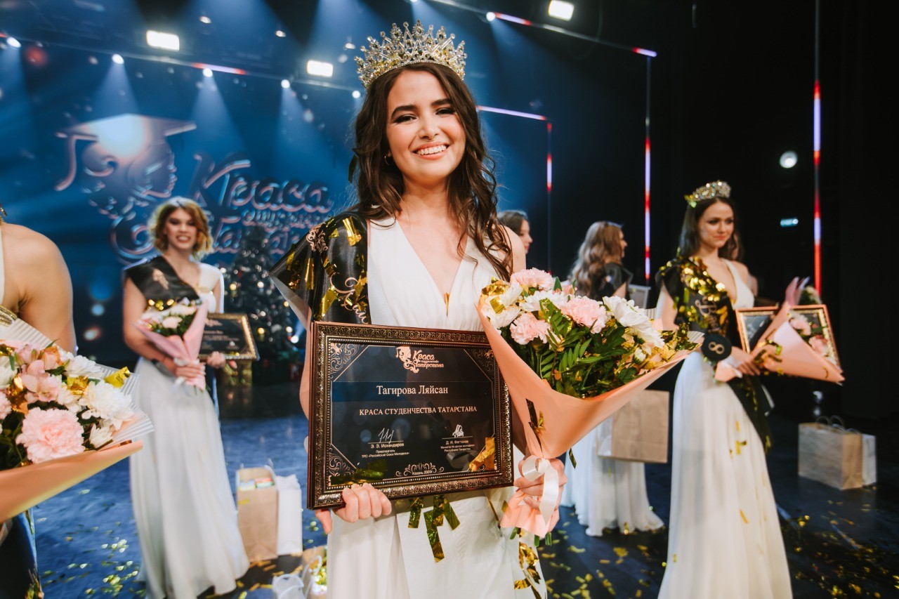 Kazan University student Lyaisan Tagirova is Miss Student of the Year in Tatarstan ,Miss Student of the Year