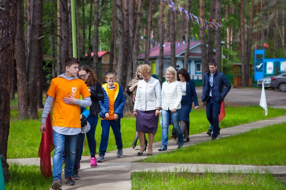 Лагерь 'Буревестник' посетила Татьяна Ларионова Лагерь 'Буревестник' посетила Татьяна Ларионова