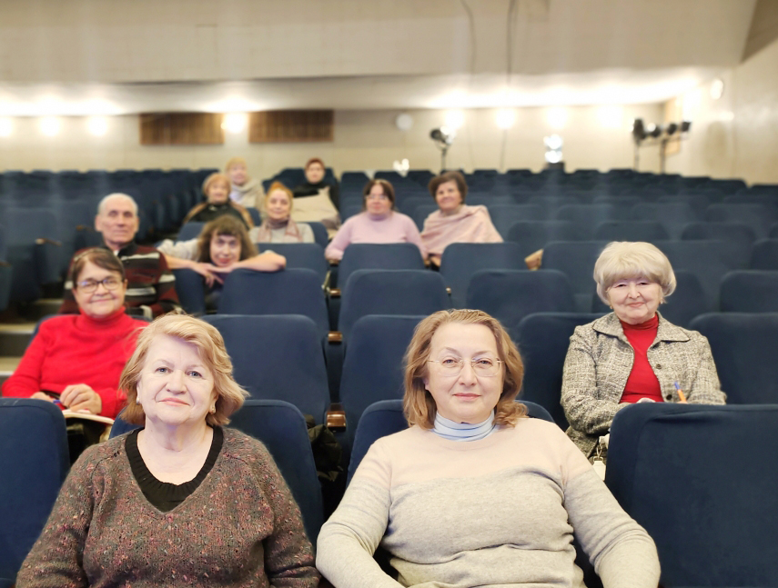 Стартовал второй семестр обучения слушателей Университета третьего возраста программой Стартовал второй семестр обучения слушателей Университета третьего возраста программой