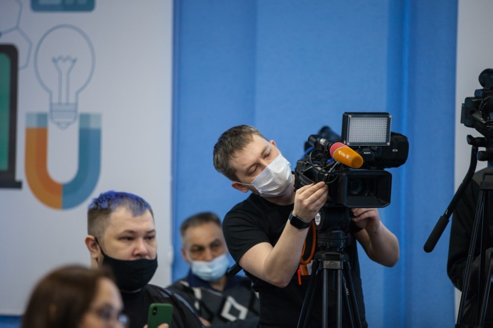 Press conference took place at the House of Scientific Collaboration.