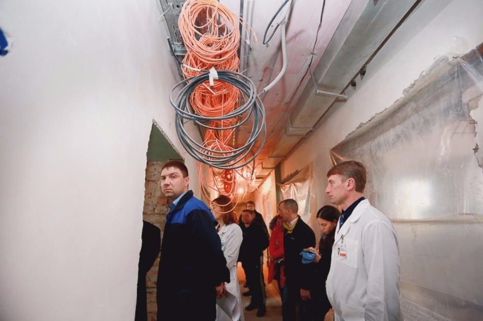 Rector Ilshat Gafurov Held a Media Tour Around Kazan University's Medical Cluster