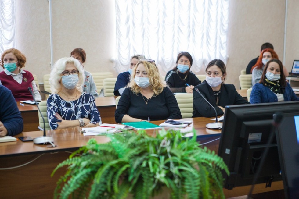 В Елабужском институте КФУ состоялась встреча с директором национального офиса Erasmus+ в России Ольгой Олейниковой В Елабужском институте КФУ состоялась встреча с директором национального офиса Erasmus+ в России Ольгой Олейниковой