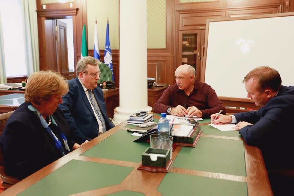 Visit by Rector of Moscow State University of Education Alexey Lubkov ,Moscow State University of Education, IPE, IIRHOS, IPIC, SAU Teacher 21