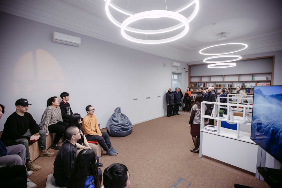 Tour of renovated facilities held by Rector Ilshat Gafurov