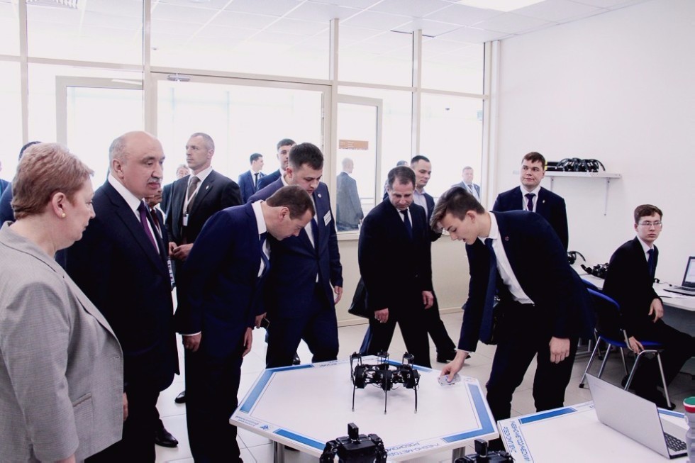 Prime Minister of Russia Dmitry Medvedev Visited Kazan University