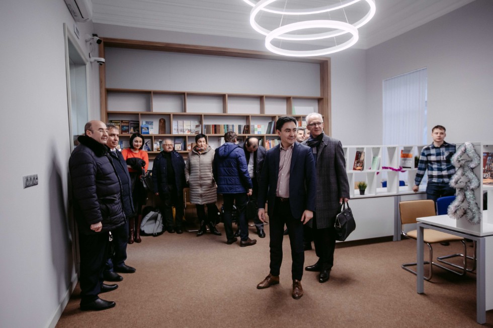 Tour of renovated facilities held by Rector Ilshat Gafurov