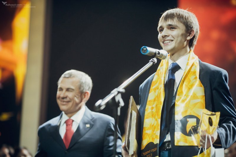 Student of Year Ildar Khuzzyatov studies in the University of Year