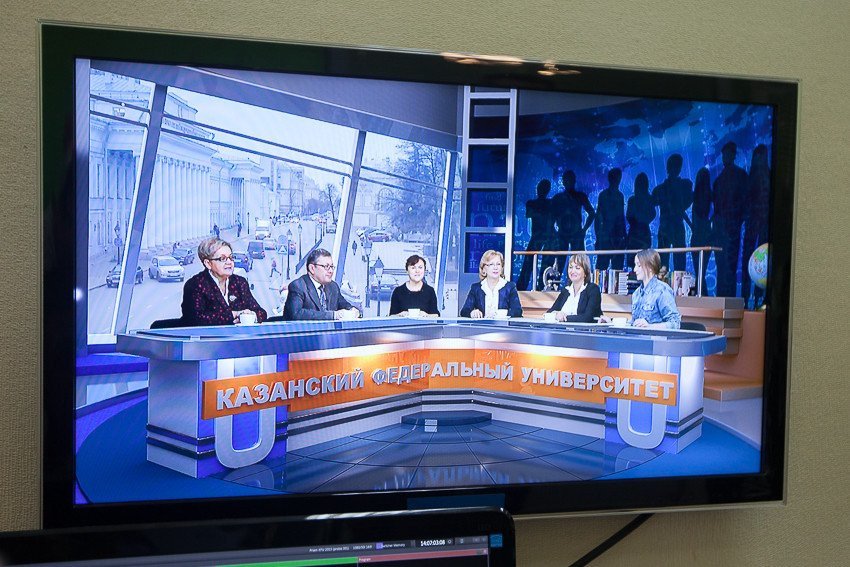 Live discussions on school TV