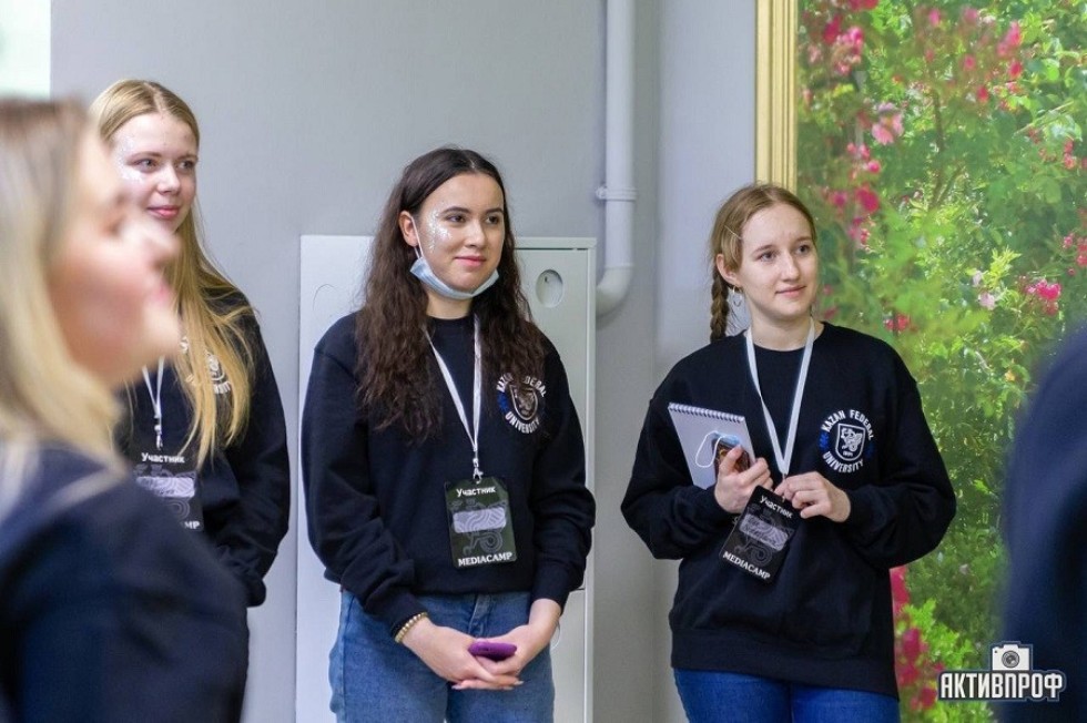Студенты Елабужского института приняли участие в Слёте студенческих медиацентров КФУ 'Медиакэмп'