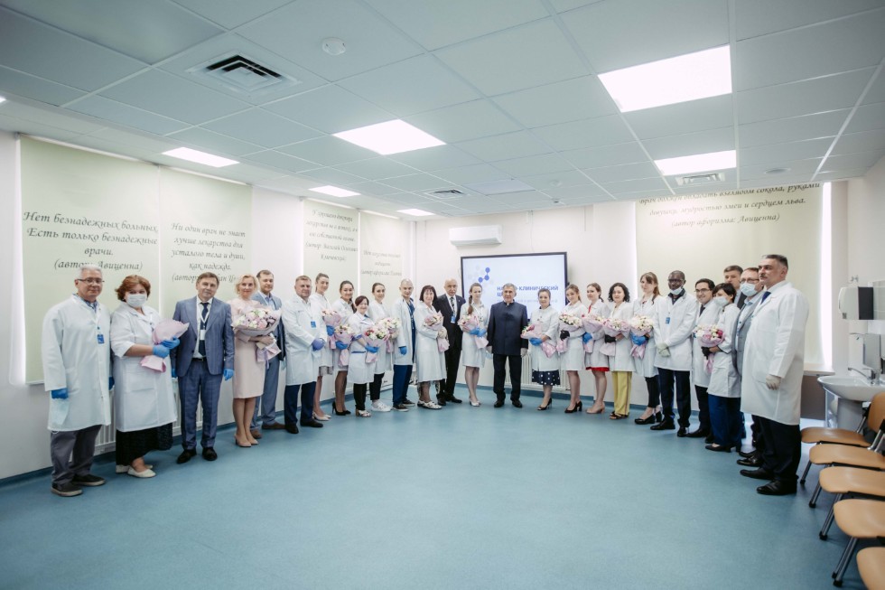 Center for Precision and Regenerative Medicine toured by President of Tatarstan Rustam Minnikhanov ,President of Tatarstan, RCCPRM, IFMB