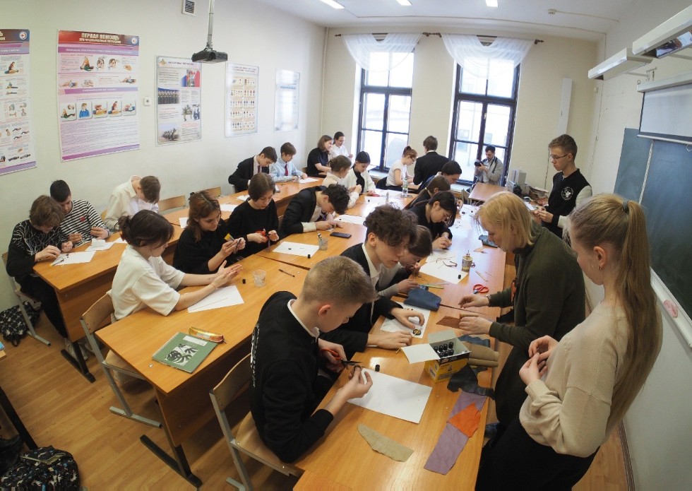 В Лицее были проведены мастер-классы в рамках плана мероприятий, повещённых Году культурного наследия народов России