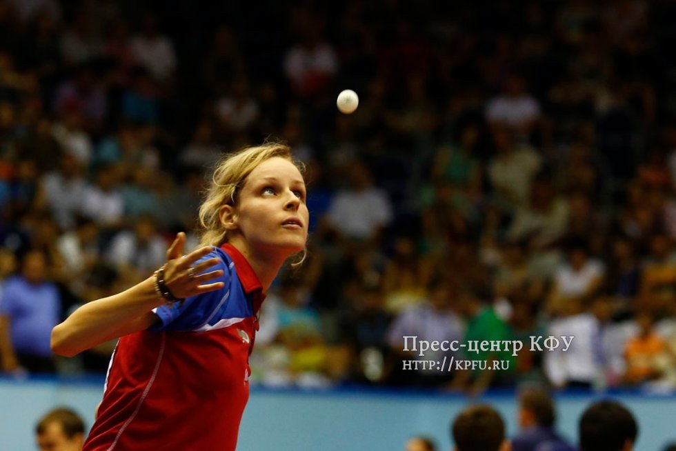Antonina Savelyeva and Alexander Shibayev took the third place at the table tennis (mixed doubles) competitions