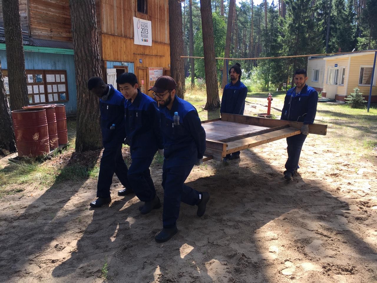 International students continue their work and study shift at Yalchik Camp ,Yalchik Camp, Preparatory School, Egypt, Indonesia, Russian language