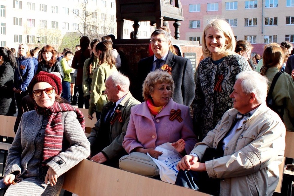 Victory Day was solemnly celebrated at Elabuga Institute of KFU