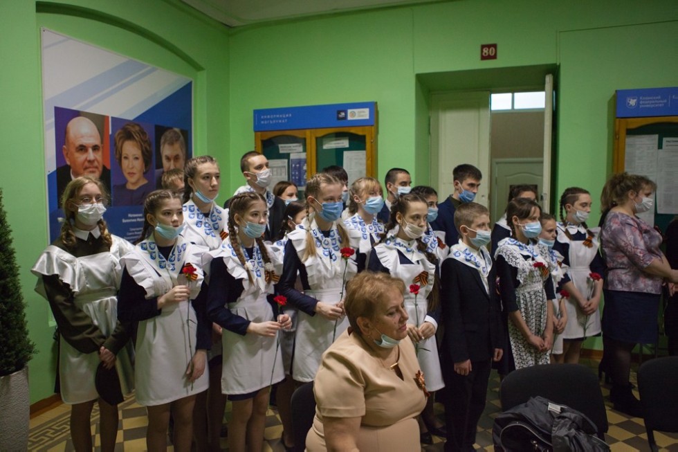 The Victory Day celebration took place at Elabuga Institute (branch) of Kazan (Volga region) Federal University