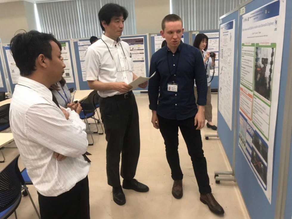LIRS students participated in scientific workshop jointly with Kanazawa University ,International exchange, symposium, robotics, LIRS, Laboratory of Intelligent Robotic Systems