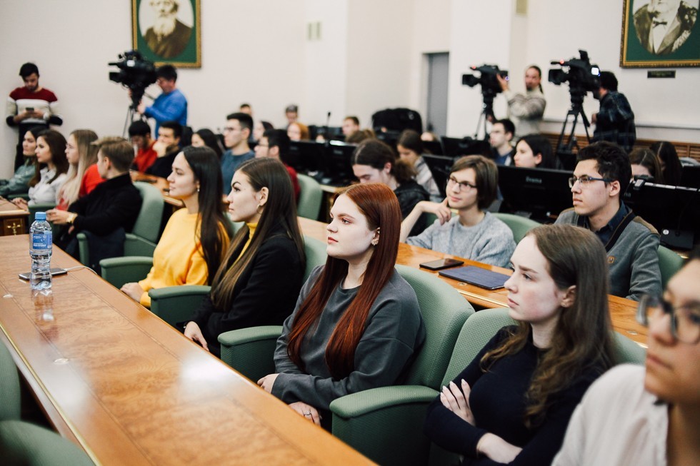 Ambassador of Finland Mikko Hautala lectured about the Finnish concept of happiness at Kazan Federal University ,Finland, Ambassador of Finland